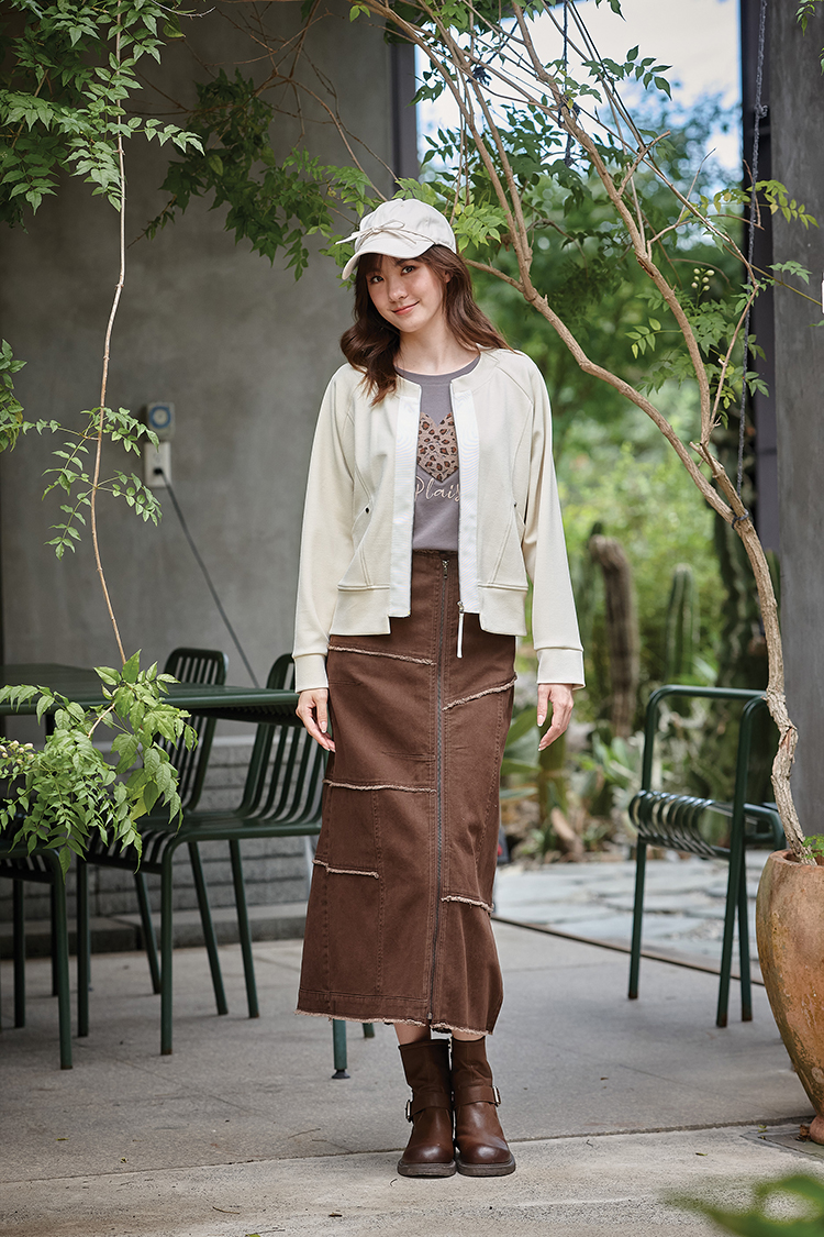 DITA率性剪接造型外套