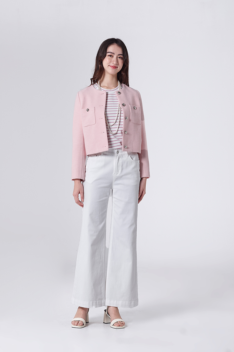 DITA造型後領蝴蝶結T