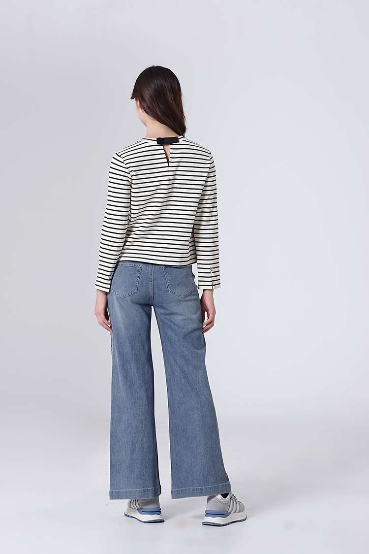 DITA造型後領蝴蝶結T