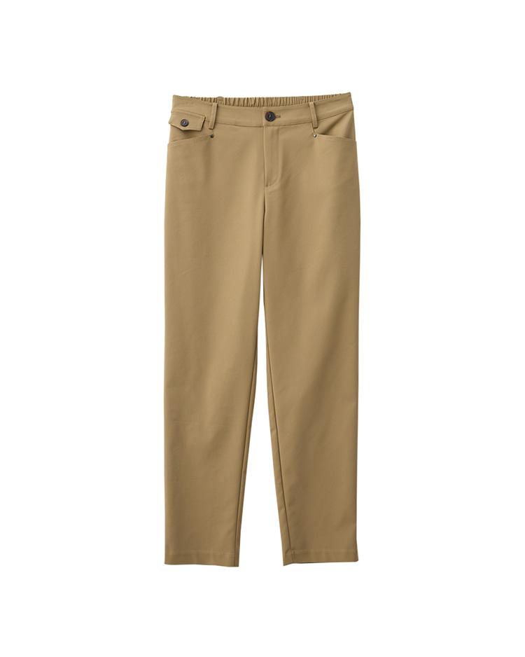 JOAN彈性棉職裝直筒褲