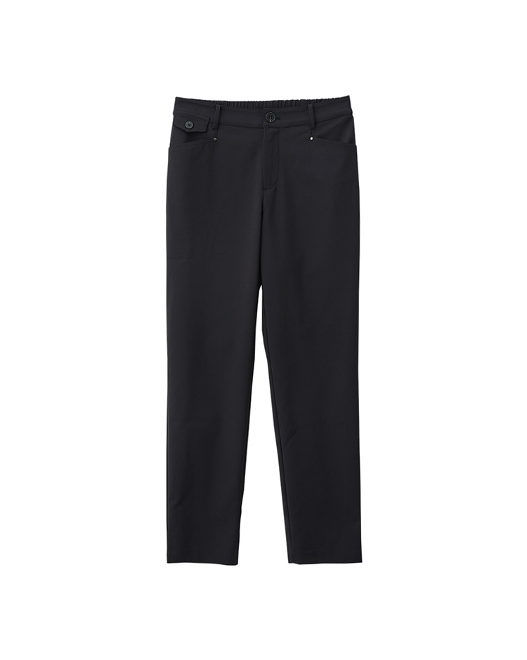 JOAN彈性棉職裝直筒褲