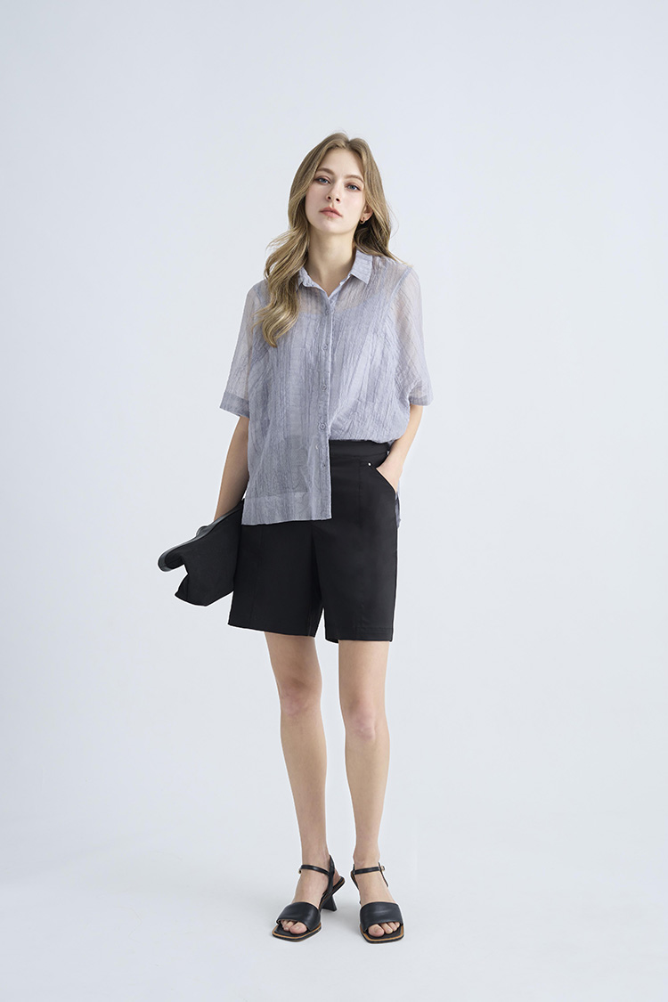 JOAN棉質彈性五分短褲