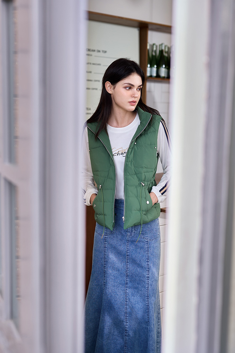 JOAN彈性棉質魚尾裙