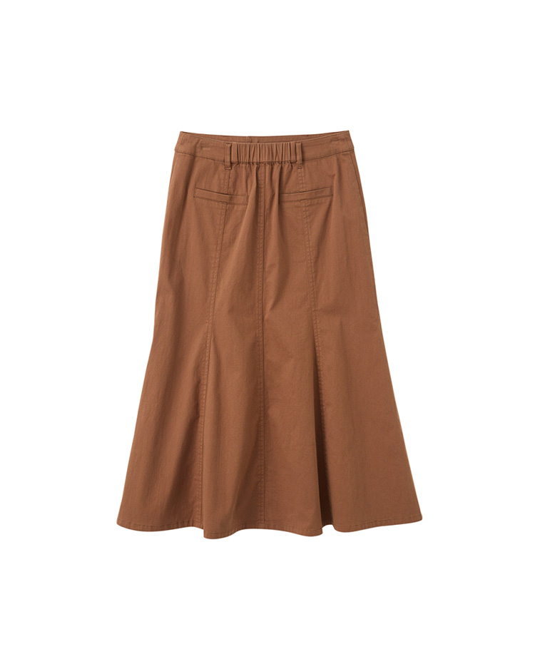 JOAN彈性棉質魚尾裙