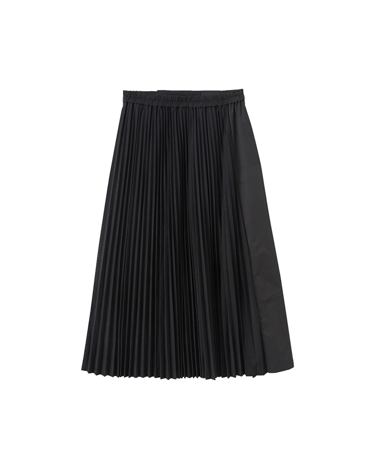 JOAN個性拼接不對稱長裙