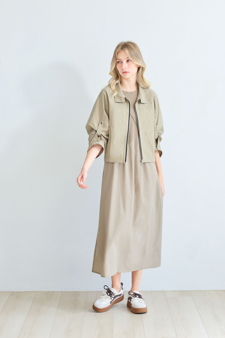 JOAN立體袖造型薄夾克