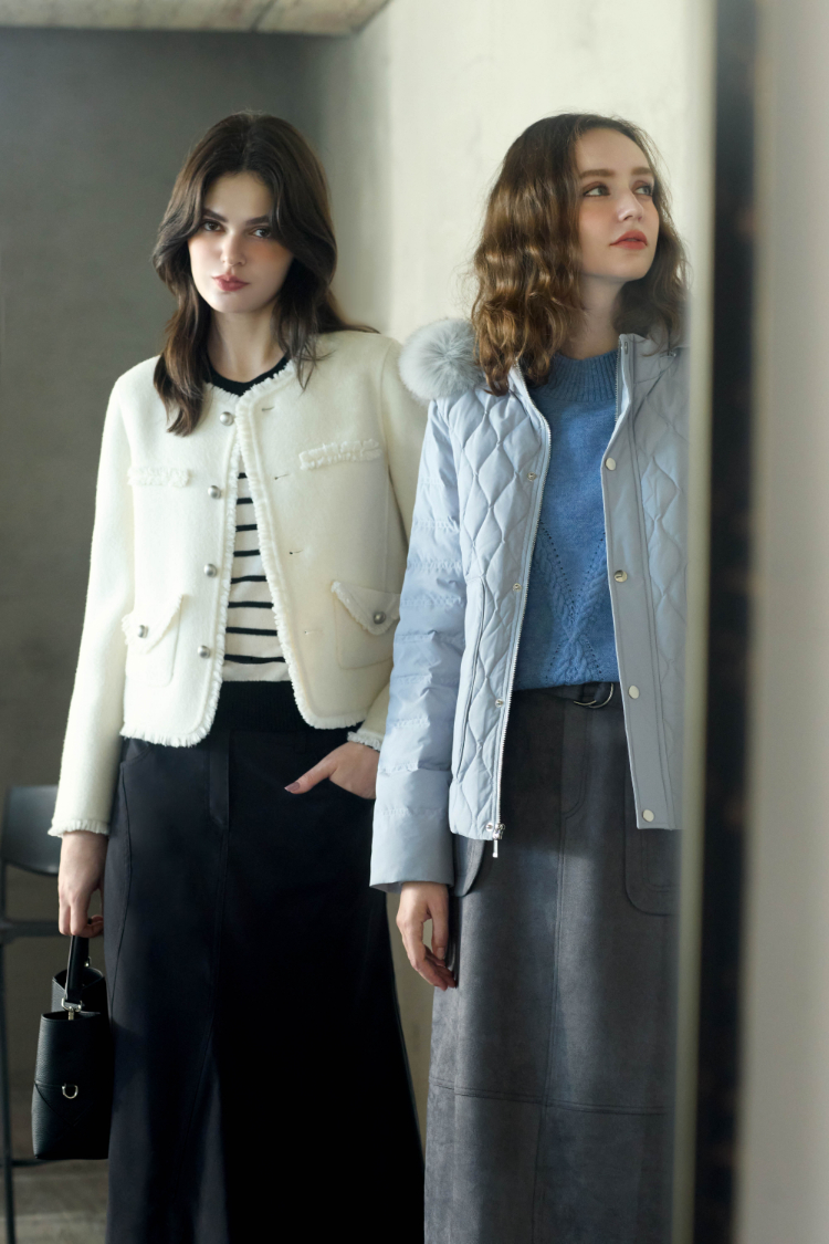 JOAN羊絨質感親膚針織上衣