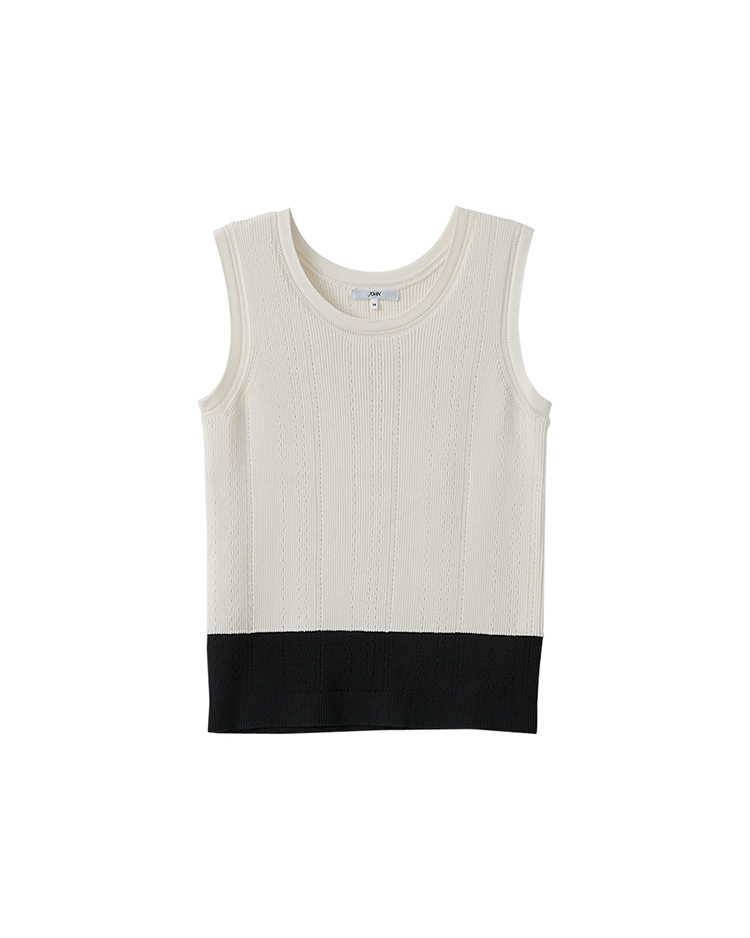 JOAN名媛小香風兩件式針織外套(附針織背心)