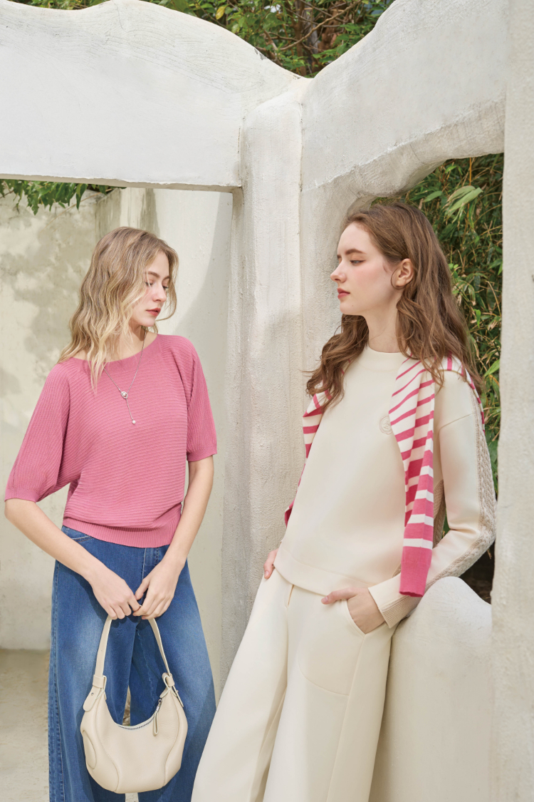 JOAN法式條紋百搭針織上衣