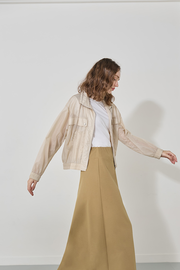 DE NOVO簡約彈性A字裙