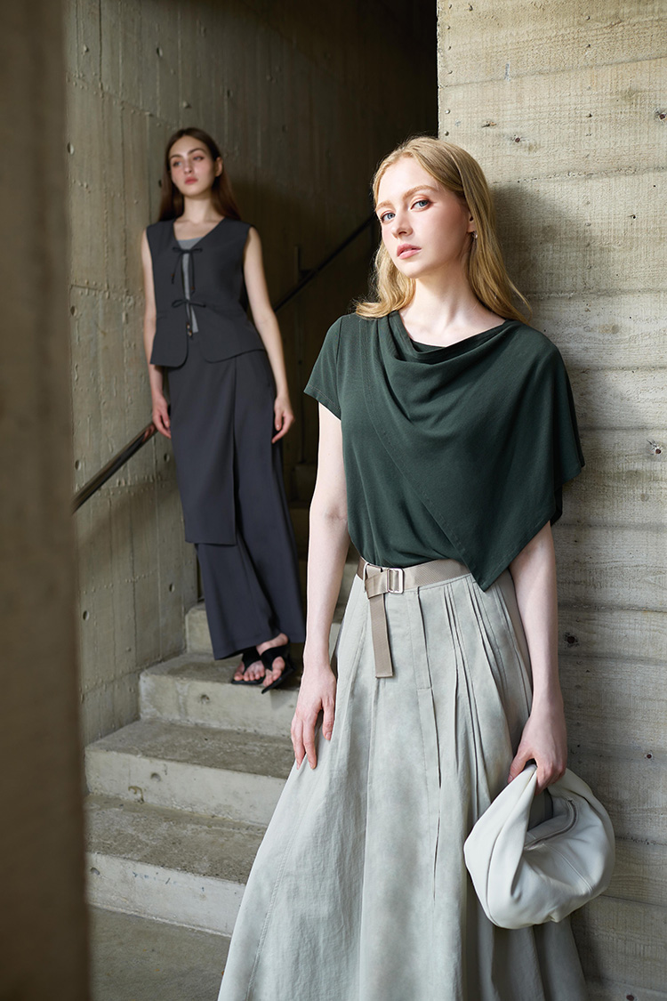 DE NOVOV領綁帶西裝背心