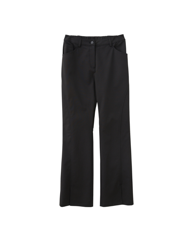 DENOVO微喇剪裁修身開岔長褲