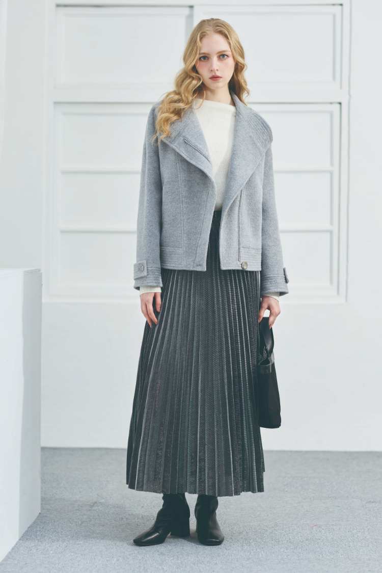 DENOVO浣熊絨羊毛柔軟針織衫